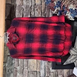 Madewell Classic Plaid Soft Button Up sz S